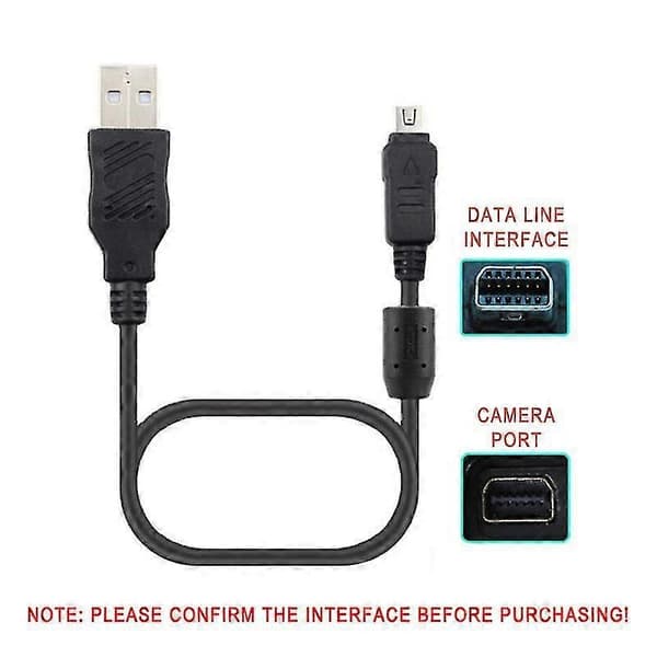 12P USB-datakabel för Olympus digitalkamera CB-USB5 CB-USB6-kabel