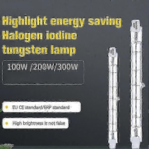 R7s 230W halogen strålkastarlampor dimbara 4st för säkerhetsbelysning Edition 0118