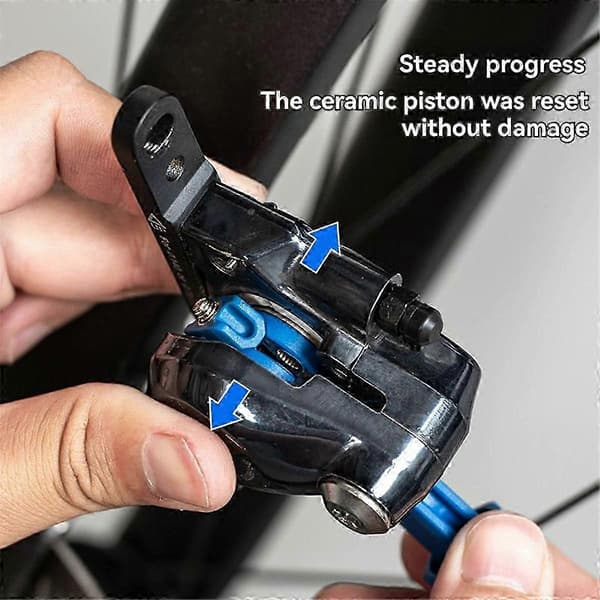 Bromsbeläggsspridare Cykelkolvspridare Ergonomiska Reparationstillbehör Expander för Cykelunderhåll Blue  Silver