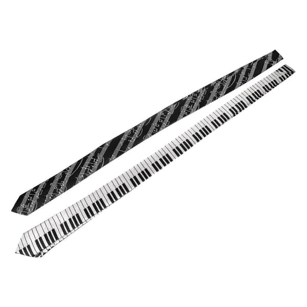 2 Pcs. Piano Music System Tie Comfortable Tie