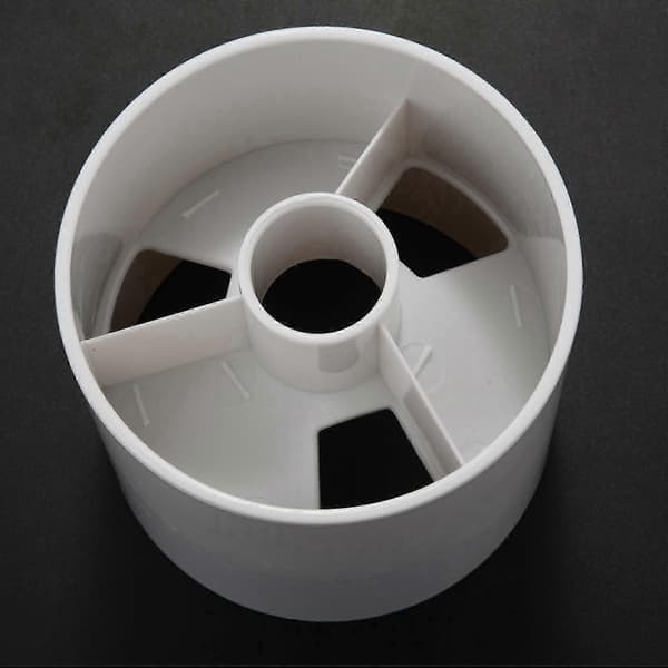 2 stk 2,7 cm blenderåpning Golf Treningsflaggstang Hullkopp, hvit plast White
