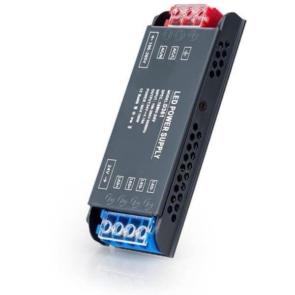 220V 24V LED-driver 100W, ultraslank transformator 8.3A strømadapter, 220V AC til 24V DC-omformer