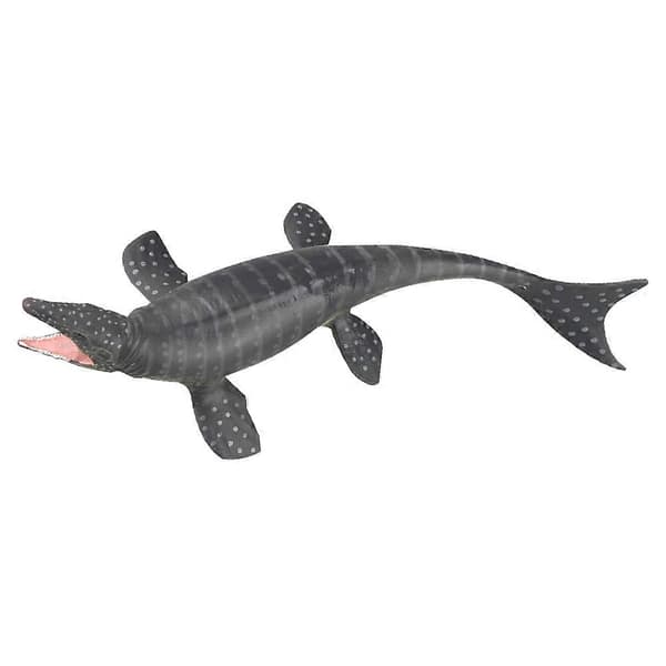 Mosasaurus modellsimulationsleksak för hem- och kontorsdekoration i grått material med 1 set Grey 27X9.5CM