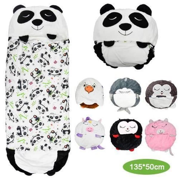Sovepose - JRING - Panda - 160x60 cm - Supermyk - Komfortabel for barn