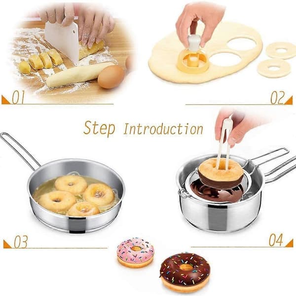 Donutform Kreativ Plastik Maker Bagning