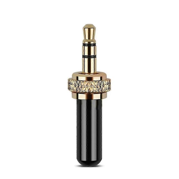 10 stk. 3,5 mm stikforbindelse Mini 3,5 mm skruelås stereo jackstik til trådløs mikrofonkabel
