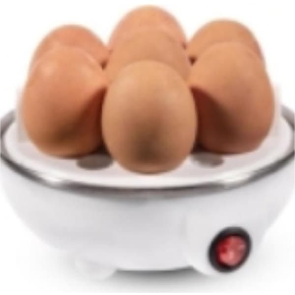 Eggekoker - Hvit - Opptil 7 egg - Flere tilberedningsmoduser - Automatisk avslåing