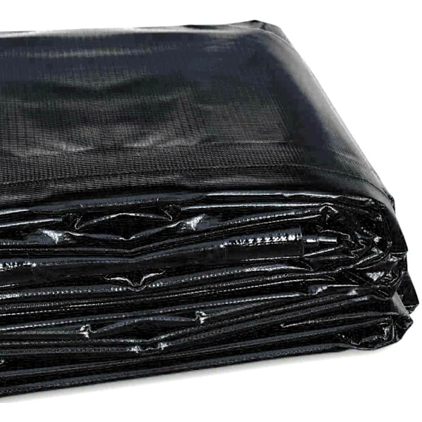 1,5 x 2 meter sort presenning Vandtæt møbel Campingvognsovertræk Campingdug Multipurpose