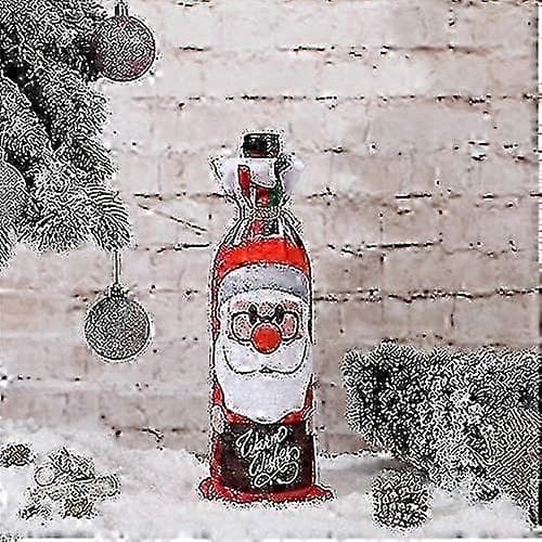 julevinflaskeposer, 6 stykker premium non-woven stof