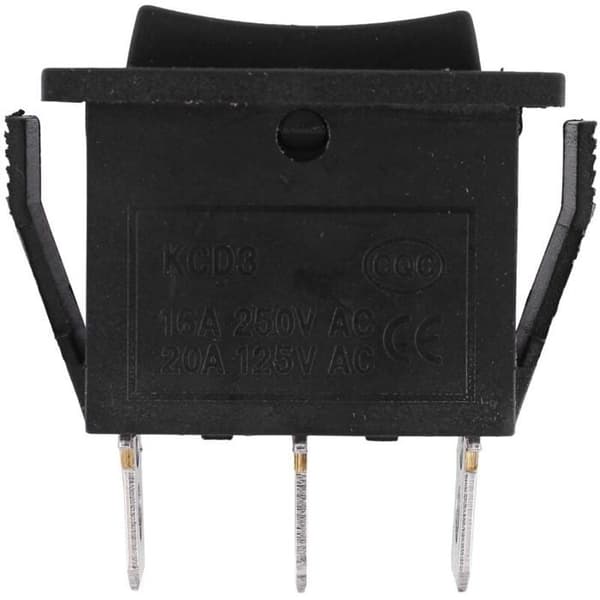AC15A250V 20A125V 3-benet SPDT ON-OFF-ON 3-positions vippekontakt PZCC Plug-in softwarekomponent