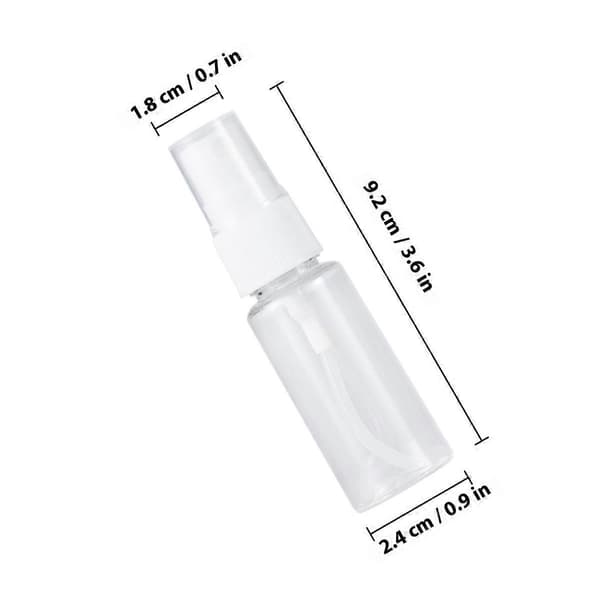 Sprayflaskbehållare för förvaring 100 st plastpumpdispenser