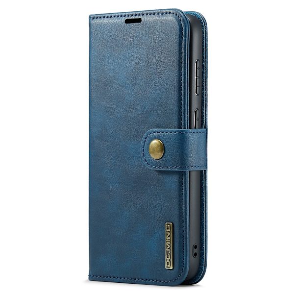 DG.MING 2-i-1 Magnetisk pung Samsung Galaxy S25 Blå