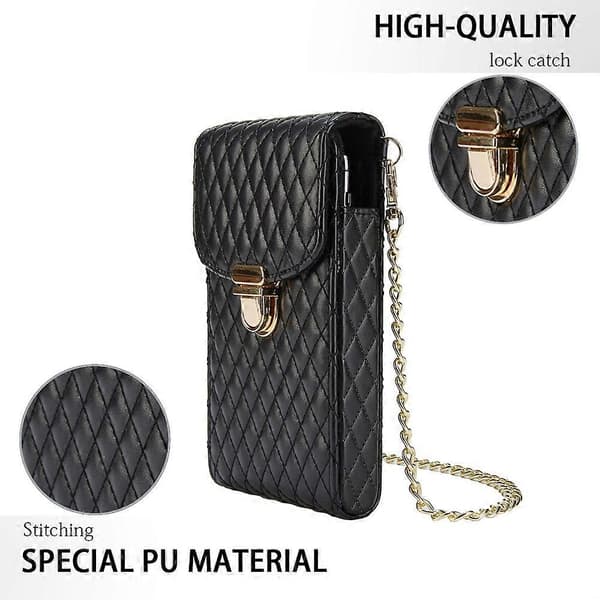 Mini Crossbody Taske til Kvinder, Blød Lille