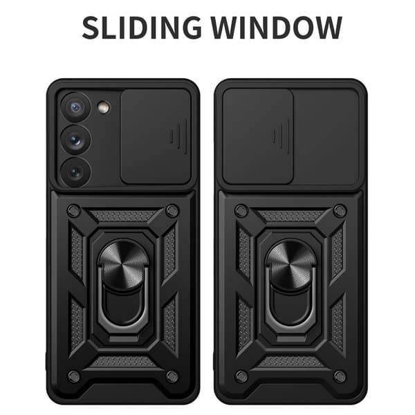Samsung Galaxy S23 Cover CamShield Ring Hybrid Sort 55