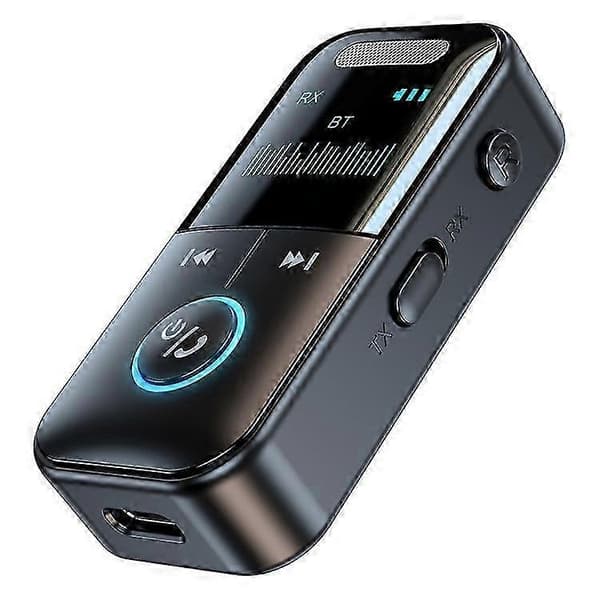 GT69 Bluetooth 5.4 sender mottaker 2-i-1 lydadapter AUX-kontakt MultiColor
