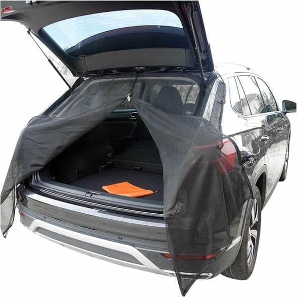 Car Tailgate Mosquito Net, Magnetic Car Trunk Mosquito Net, Unive