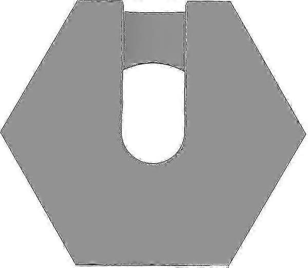 2 x erstatningsmutter for Sodastream Crystal 1.0 og 2.0 - Hvit festemutter (0701) utgave 0909 5 5
