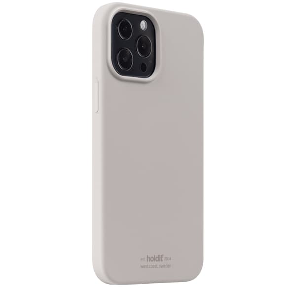 holdit iPhone 13 Pro Max - Silikonikuori - Taupe Mullvadsgrå Silikon