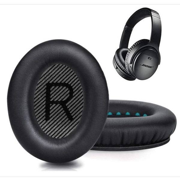 Ørepuder Bose QuietComKompatibel med QC 35 Pudesæt Sort sort svart