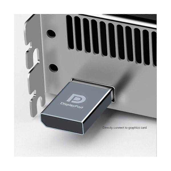 10 st 4K Displayport Dummy Plug DP Virtual Display Adapter EDID Headless Ghost Emulator Graphics Vi Grey