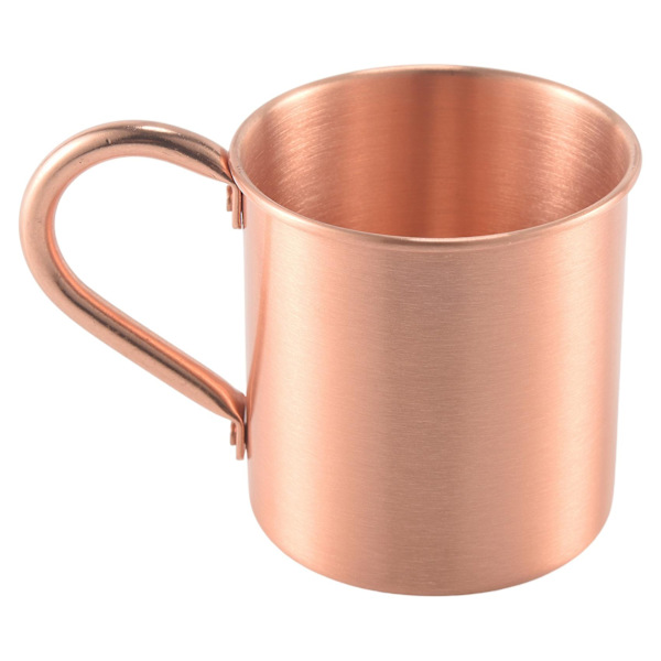 Ren koppar Moscow Mule Cup Solid Smooth Utan innerfoder för kaffe öl mjölk vattenkopp Hem B