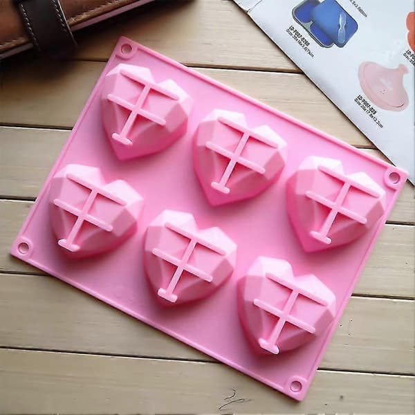 1 stk silikonform sjokoladekonfekt 3D