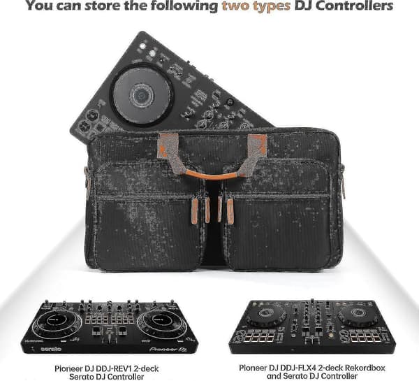Opbevaringsetui til Pioneer DJ DDJ-FLX4/DDJ-REV1 Numark Mixtrack Platinum Fx Kompakt DJ-controller