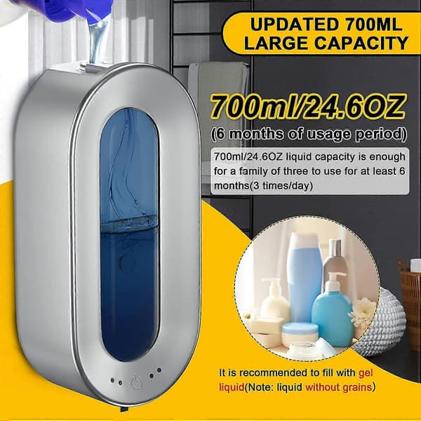 700 ml automatisk tvåldispenser med sensor