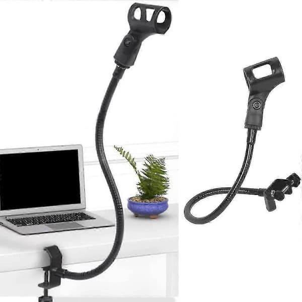 Mikrofonstativ Flexibel Svanhals Mikrofonstativ Justerbart Skrivbordsmikrofonarmstativ Med Clip Edition 0331