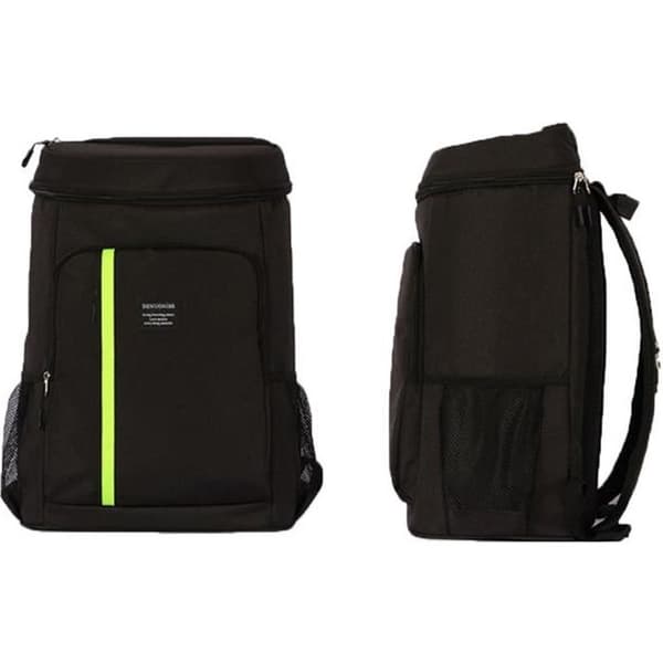 Isoleret rygsæk - 7House - Stor kapacitet 33L - 900D Polyester - EVA-foring - Sort