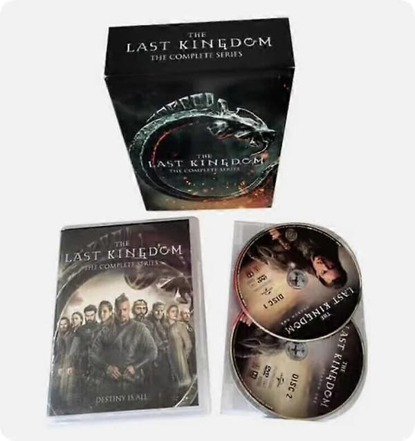 The Last Kingdom: Hele serien sæson 1-5 engelsk version DVD 18 diske boxset ny