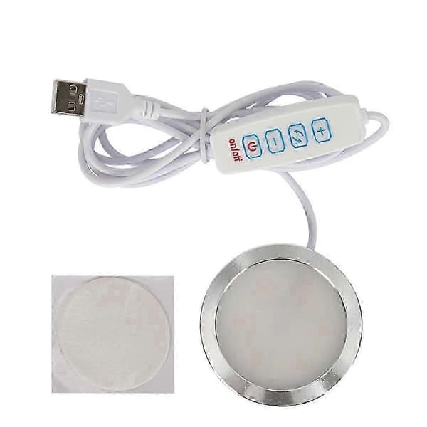 3D-printmodel LED-lys LED-spotlight 5V ultratynd natlysudgave 0428