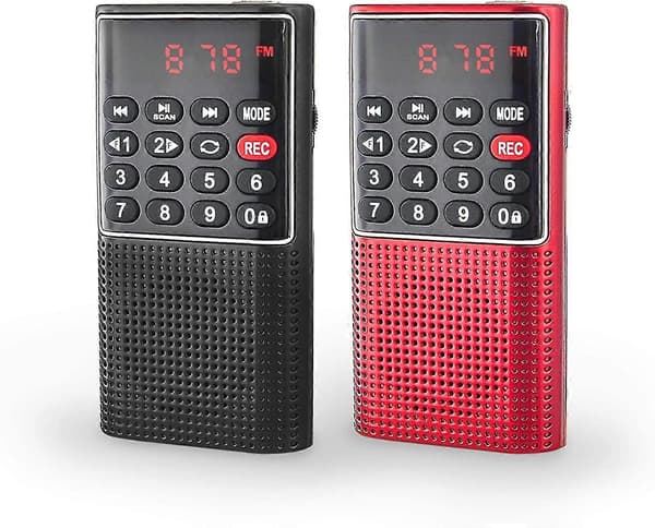 Fm Uppladdningsbar Fickradio