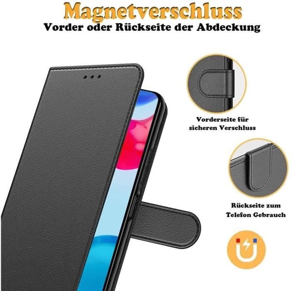 Fodral - Xiaomi - Redmi Note 11 / 11S - PU-läder - 360° skydd - Multifunktionell
