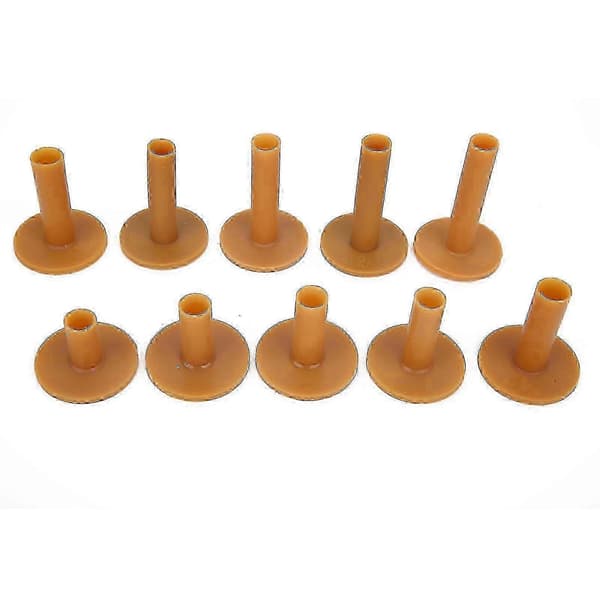 Gummi Golf Tees 10-pak Fleksibel Holdbar Tee Holder til Driving Range Indendørs Udendørs Træning