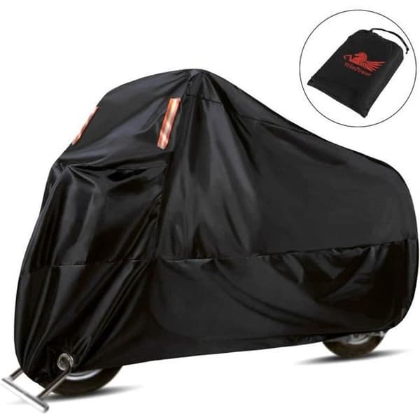 Motorcykelöverdrag - WINPOWER - Universellt - Vattentätt - 210D Polyester - UV-skydd