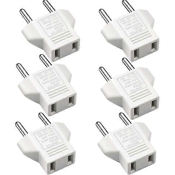 US til EU Adapter - Hvit
