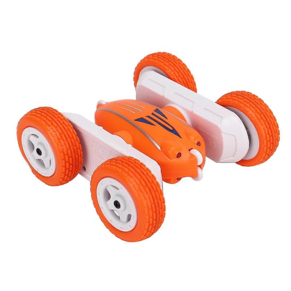 RC-temppuauto kaksipuolinen 360 asteen pyöritys 2,4 GHz valoilla lapsille 6+
