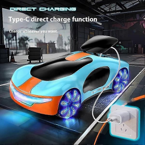 2.4G 4WD RC Driftbil Gestussensor Lys Musik Drenge Fødselsdagsgaver
