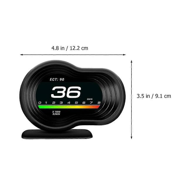 Bil Digital Mätare Head-Up Display för Bilbruk med Smart Digital Mätare