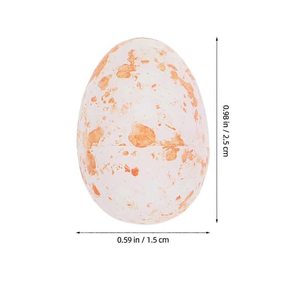 Fargerike påskeskumegg DIY-pyntesett for dekorasjon 40 stk