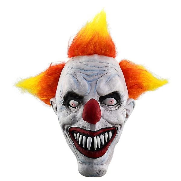 Pelottava Halloween-naamio - Ainutlaatuinen naamioitu muotoilu, Pelottava Halloween - Realistiset kasvopuvut - Pelottavimmat naamiot, joita on koskaan luotu Halloween-hauskanpitoon - Killer Clown,