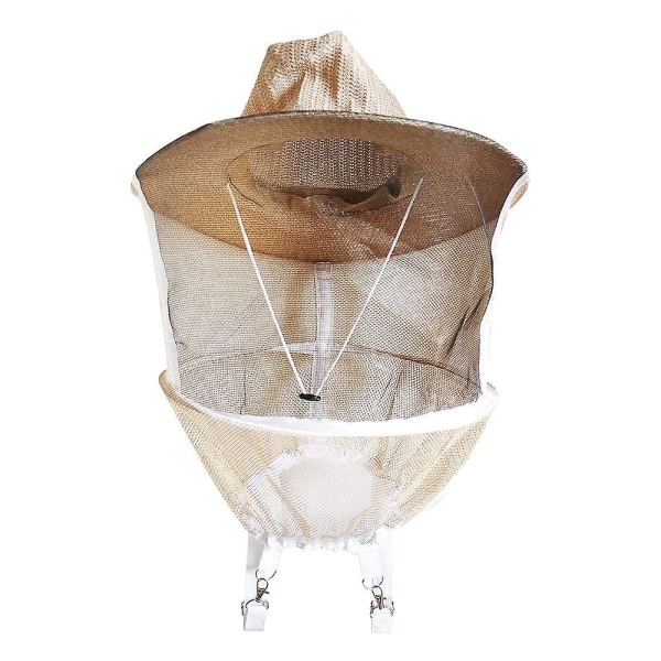 Beekeeping hat with veil, large beekeeper hats, bee hat with high visibility veil for beekeepers when maintaining the hive