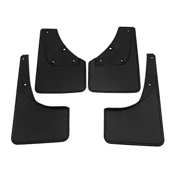 4 stk. bil mudflaps til Suzuki Jimny 2019 2020 2021 2022 2023 stænklapper skærm mud flap beskyttelse stænkskærme foran bag black 4pcs