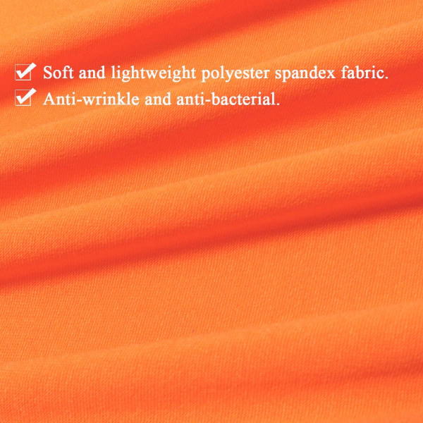 4 stykker (orange) Leeyunbee Elastic Modern stolebetræk,