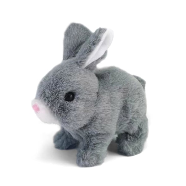 Bunny Interaktivt Læringslegetøj, Kanin Kan Gå Og Tale - Gray