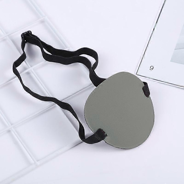 2 kpl Silmälappu Pehmeä Säädettävä Amblyopia Lazy Eye -silmälaput vasemmalle tai oikealle silmälle Child Size Grey