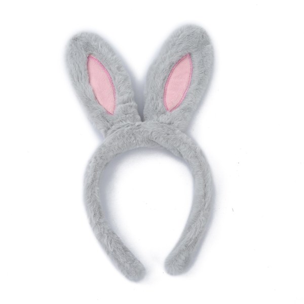 Easter Bunny Ears Pannband - Vit, Rosa och Grå - Finklänning