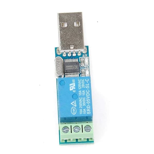 2x USB Relämodul USB Intelligent Kontrollbrytare USB-brytare För Lcus-1 Typ Elektronisk Omvandlare-YuJia,A