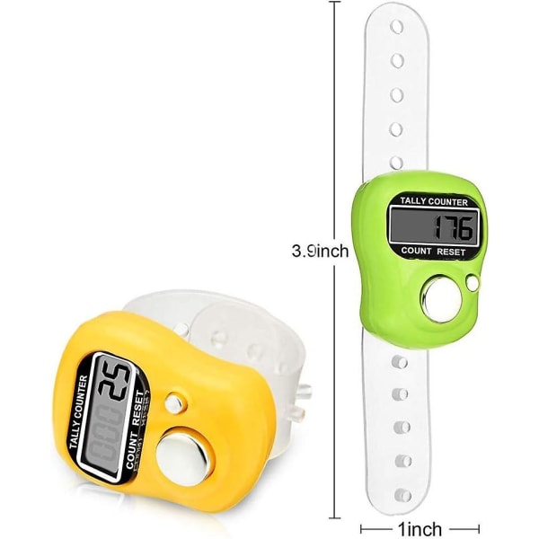 Pakke med 5 mini LCD digitale tellere med digitalt display